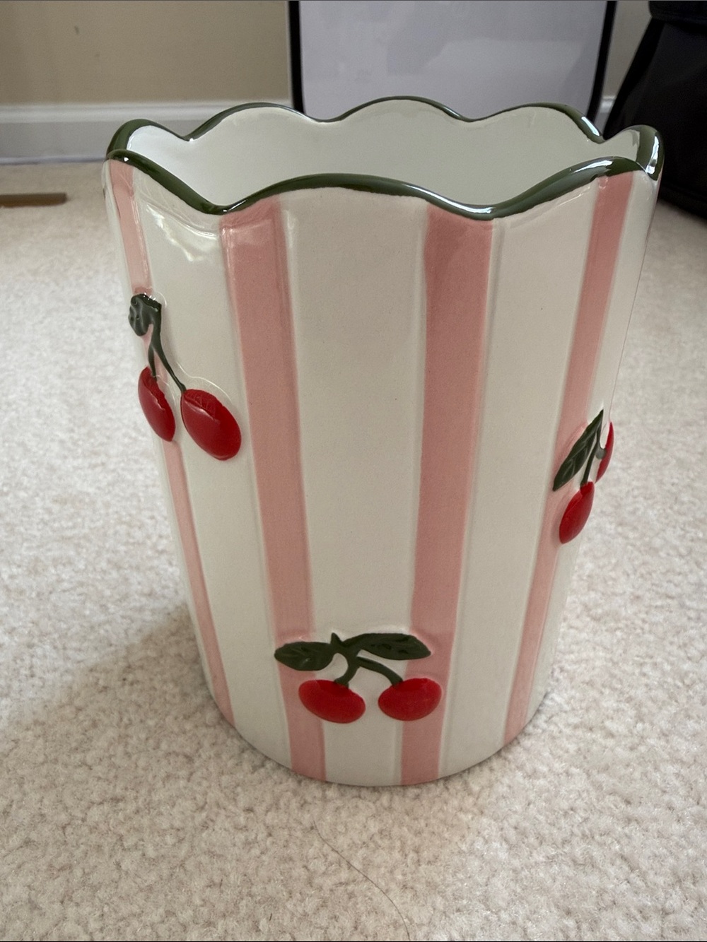 Target Dollar Spot ceramic cherry container